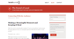 Desktop Screenshot of blog.localsounds.org